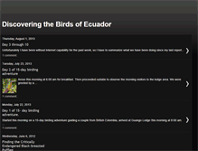 Tablet Screenshot of birdsofecuador.blogspot.com