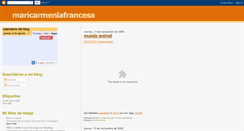 Desktop Screenshot of maricarmenlafrancesa.blogspot.com