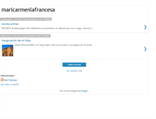 Tablet Screenshot of maricarmenlafrancesa.blogspot.com