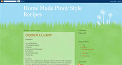 Desktop Screenshot of homemadepinoystylerecipes.blogspot.com