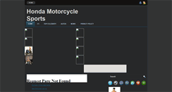 Desktop Screenshot of hondamotorsport.blogspot.com