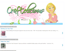 Tablet Screenshot of craftelicious.blogspot.com