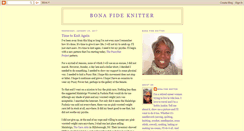 Desktop Screenshot of bonafideknitter.blogspot.com