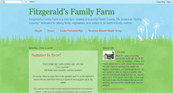Desktop Screenshot of fitzgeraldsfamilyfarm.blogspot.com