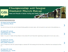 Tablet Screenshot of gaa-championshipnleaguematchresults.blogspot.com