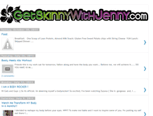 Tablet Screenshot of getskinnywithjenny.blogspot.com