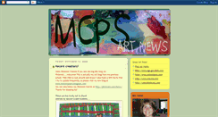 Desktop Screenshot of mcpsartnews.blogspot.com