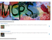 Tablet Screenshot of mcpsartnews.blogspot.com