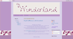 Desktop Screenshot of lila-wunderland.blogspot.com