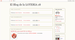 Desktop Screenshot of loteria18.blogspot.com