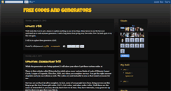 Desktop Screenshot of freecodesandgenerators.blogspot.com