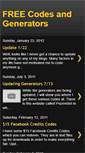 Mobile Screenshot of freecodesandgenerators.blogspot.com