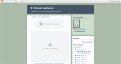 Desktop Screenshot of jaumonla.blogspot.com