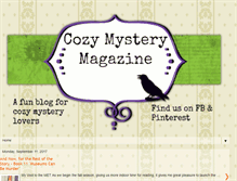 Tablet Screenshot of cozymysterymagazine.blogspot.com