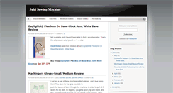 Desktop Screenshot of jukisewingmachine.blogspot.com