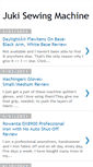 Mobile Screenshot of jukisewingmachine.blogspot.com
