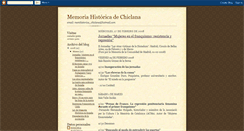 Desktop Screenshot of memhistoricachiclana.blogspot.com