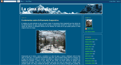 Desktop Screenshot of cimadelglaciar.blogspot.com