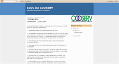 Desktop Screenshot of cooserv.blogspot.com