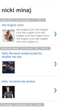 Mobile Screenshot of nickiminaj-tdr.blogspot.com