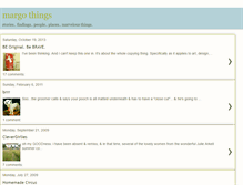 Tablet Screenshot of margothings.blogspot.com