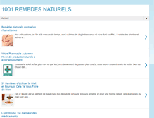 Tablet Screenshot of 1001-remedes-naturels.blogspot.com