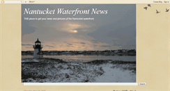 Desktop Screenshot of nantucketwaterfrontnews.blogspot.com