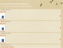 Tablet Screenshot of nantucketwaterfrontnews.blogspot.com