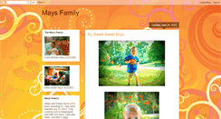 Desktop Screenshot of maysfamilyblogs.blogspot.com