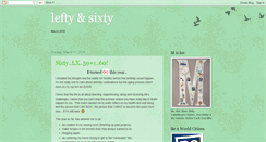 Desktop Screenshot of leftyfifty.blogspot.com