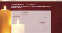 Desktop Screenshot of carmelosaojose.blogspot.com