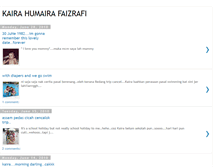 Tablet Screenshot of misskairahumaira.blogspot.com