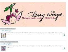 Tablet Screenshot of cherrywingscards.blogspot.com