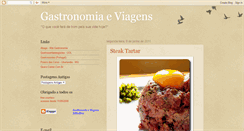 Desktop Screenshot of gastronomiaeviagens.blogspot.com