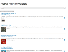 Tablet Screenshot of downloadebookhere.blogspot.com