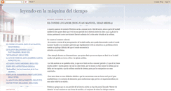Desktop Screenshot of leyendoenlamaquinadeltiempo.blogspot.com