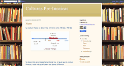 Desktop Screenshot of culturaspre-incaicas-2dogrado.blogspot.com