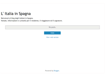 Tablet Screenshot of italiainspagna.blogspot.com