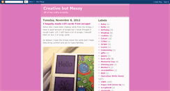 Desktop Screenshot of creativebutmessy.blogspot.com