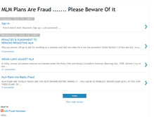 Tablet Screenshot of know-mlm-fraud.blogspot.com