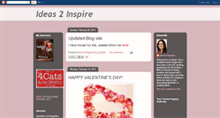 Desktop Screenshot of ideas2inspire.blogspot.com