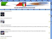 Tablet Screenshot of clubsportivoitaliano.blogspot.com