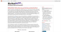 Desktop Screenshot of biomednotes.blogspot.com