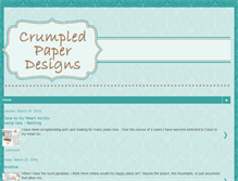 Tablet Screenshot of crumpledpaperdesigns.blogspot.com