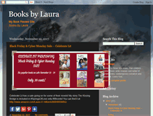 Tablet Screenshot of booksbylaura.blogspot.com