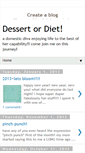 Mobile Screenshot of dessertordiet.blogspot.com