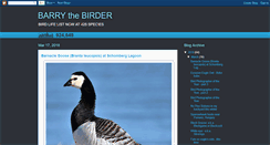 Desktop Screenshot of barrythebirder.blogspot.com