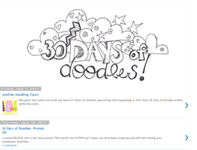 Tablet Screenshot of 30daysofdoodles.blogspot.com