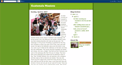 Desktop Screenshot of guatemalamissions.blogspot.com