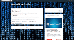 Desktop Screenshot of aarondownload.blogspot.com